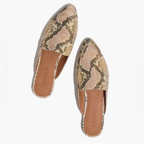 Madewell > The Frances Skimmer Mule in Snake Embossed Leather > 7.5 - Picture 2 of 7